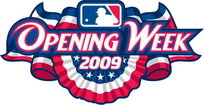 MLB Opening Day 2009 Special Event Logo DIY iron on transfer (heat transfer)